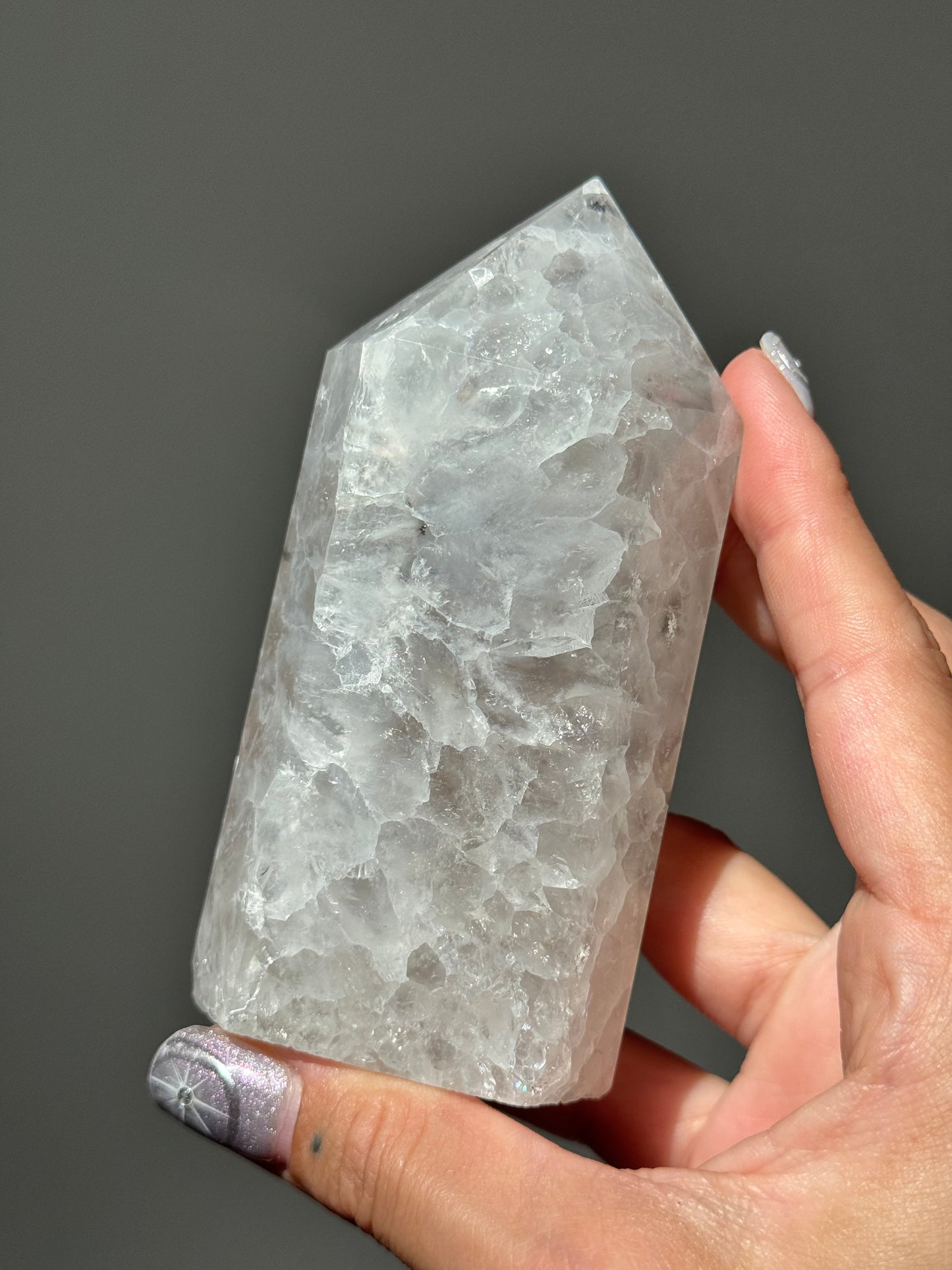 Druzy Agate Tower