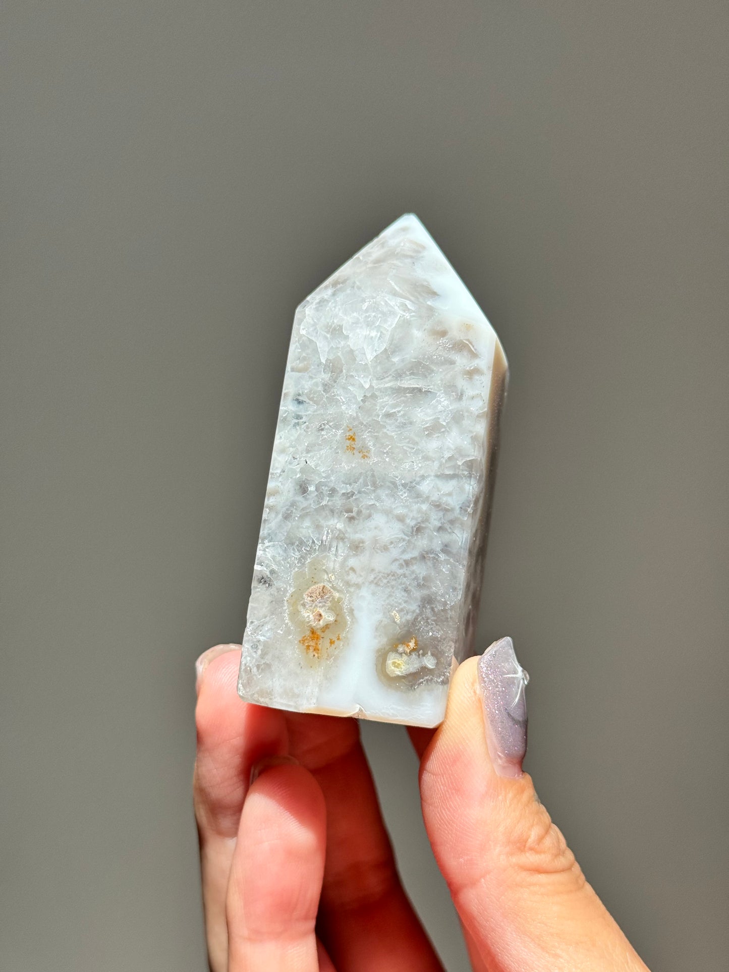 Druzy Agate Tower