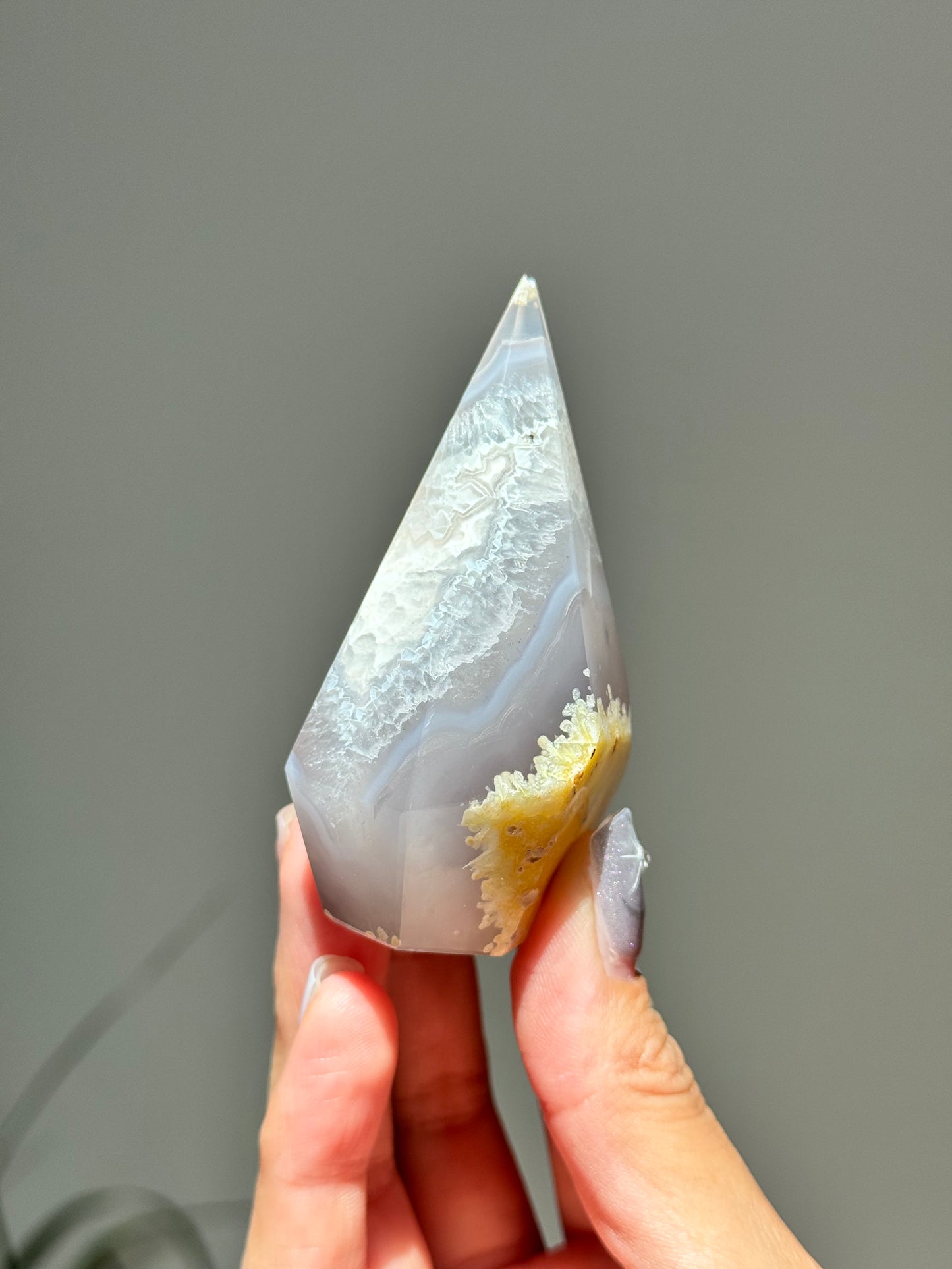 Druzy Agate Point