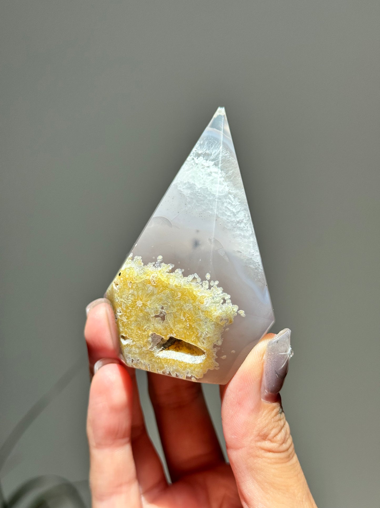 Druzy Agate Point