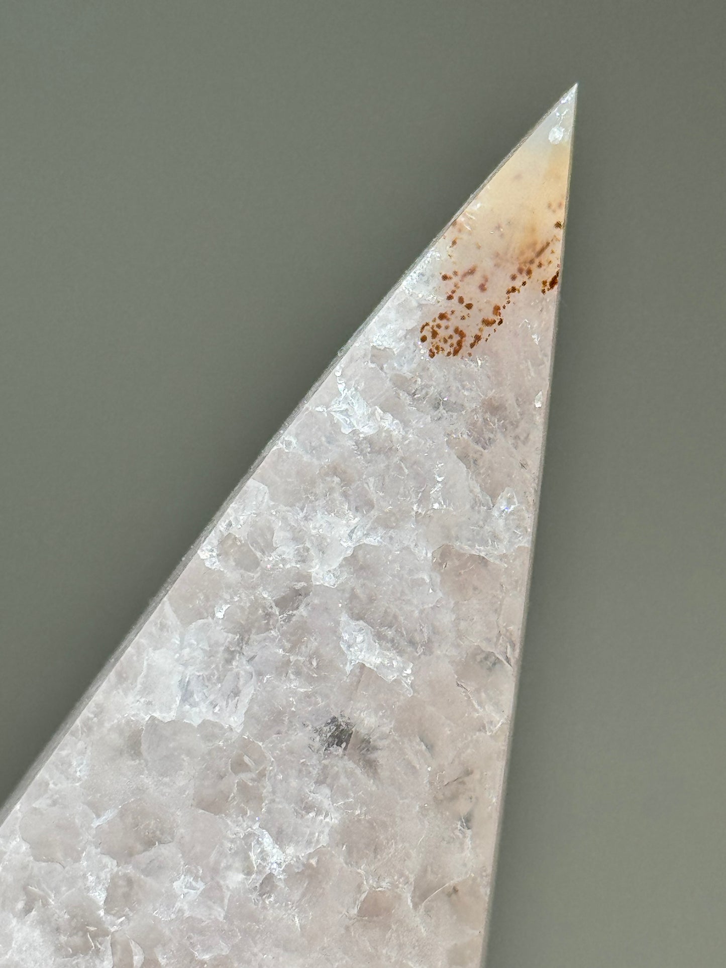 Sugar Druzy Agate Point