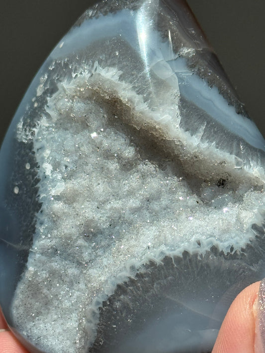 Dreamy Druzy Agate Flame