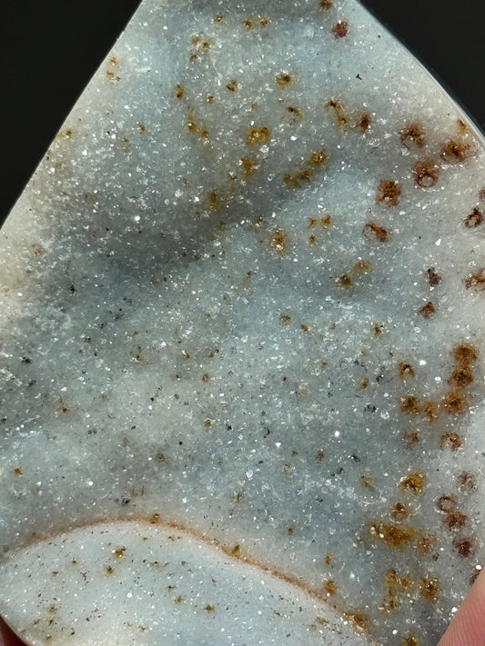 Dreamy Druzy Agate Flame
