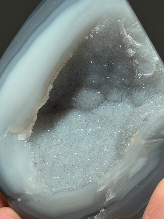 Dreamy Druzy Agate Flame