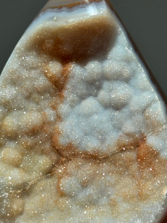 Dreamy Druzy Agate Flame