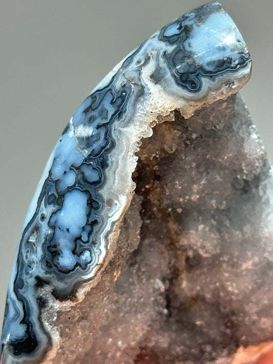 Dreamy Druzy Agate Flame