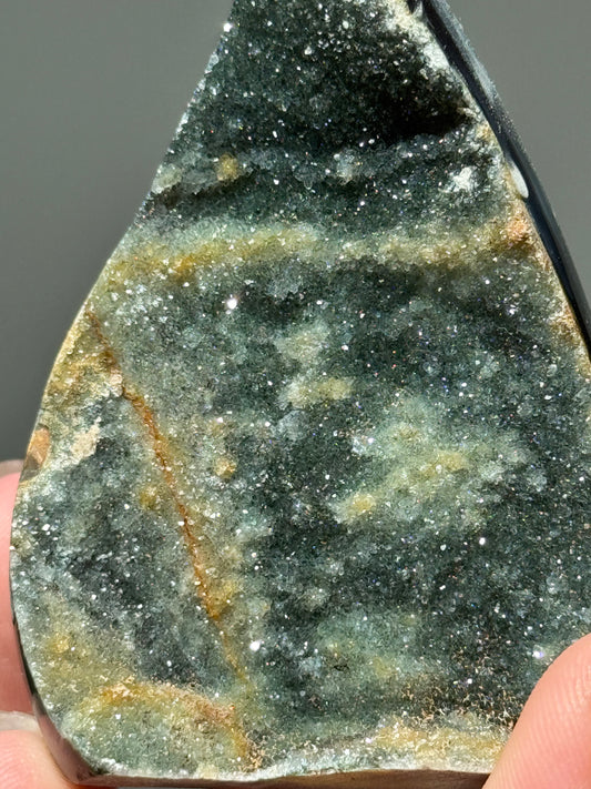 Dreamy Druzy Agate Flame