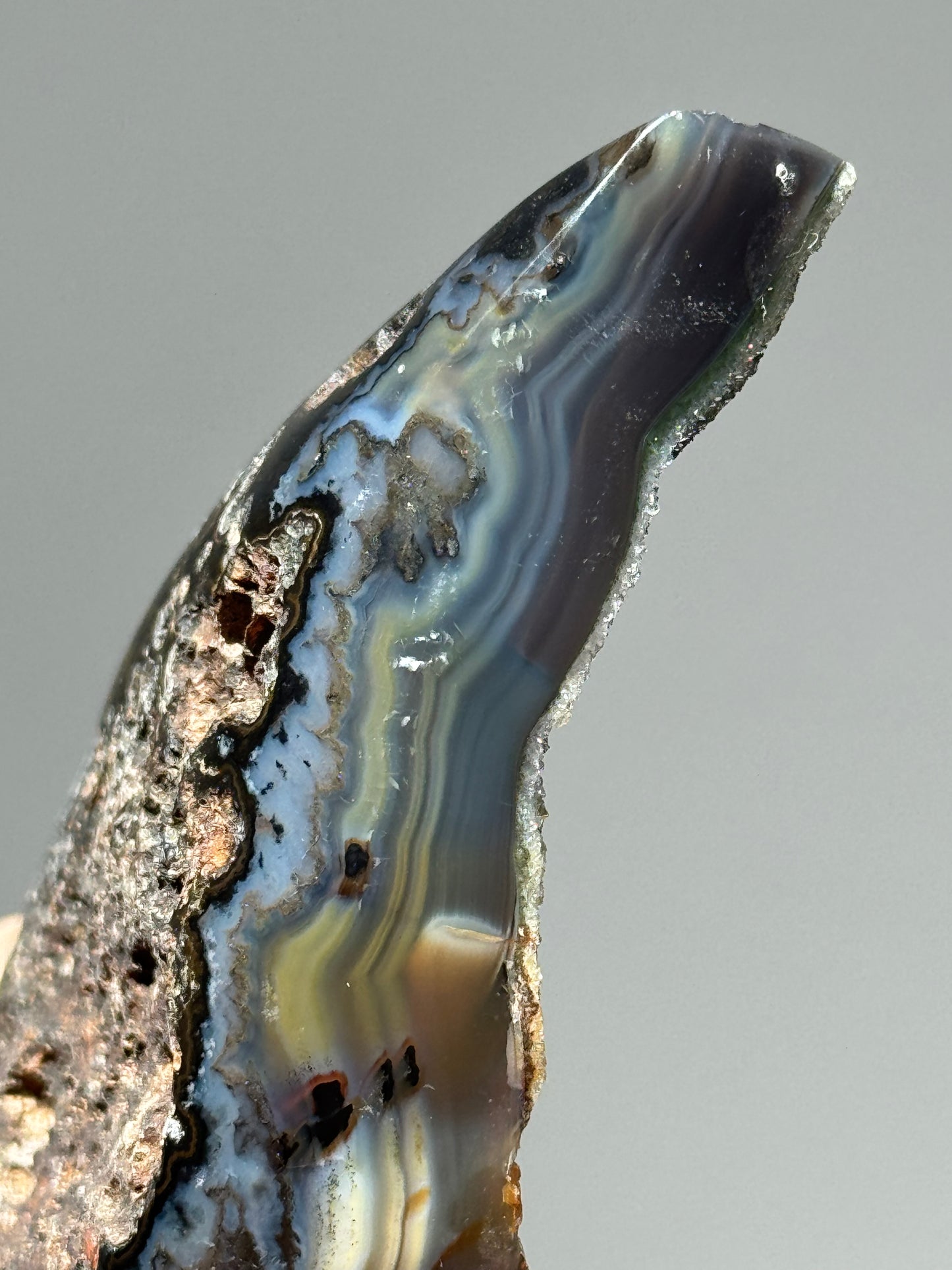 Dreamy Druzy Agate Flame