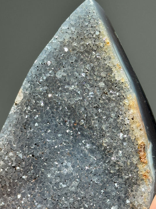 Dreamy Druzy Agate Flame