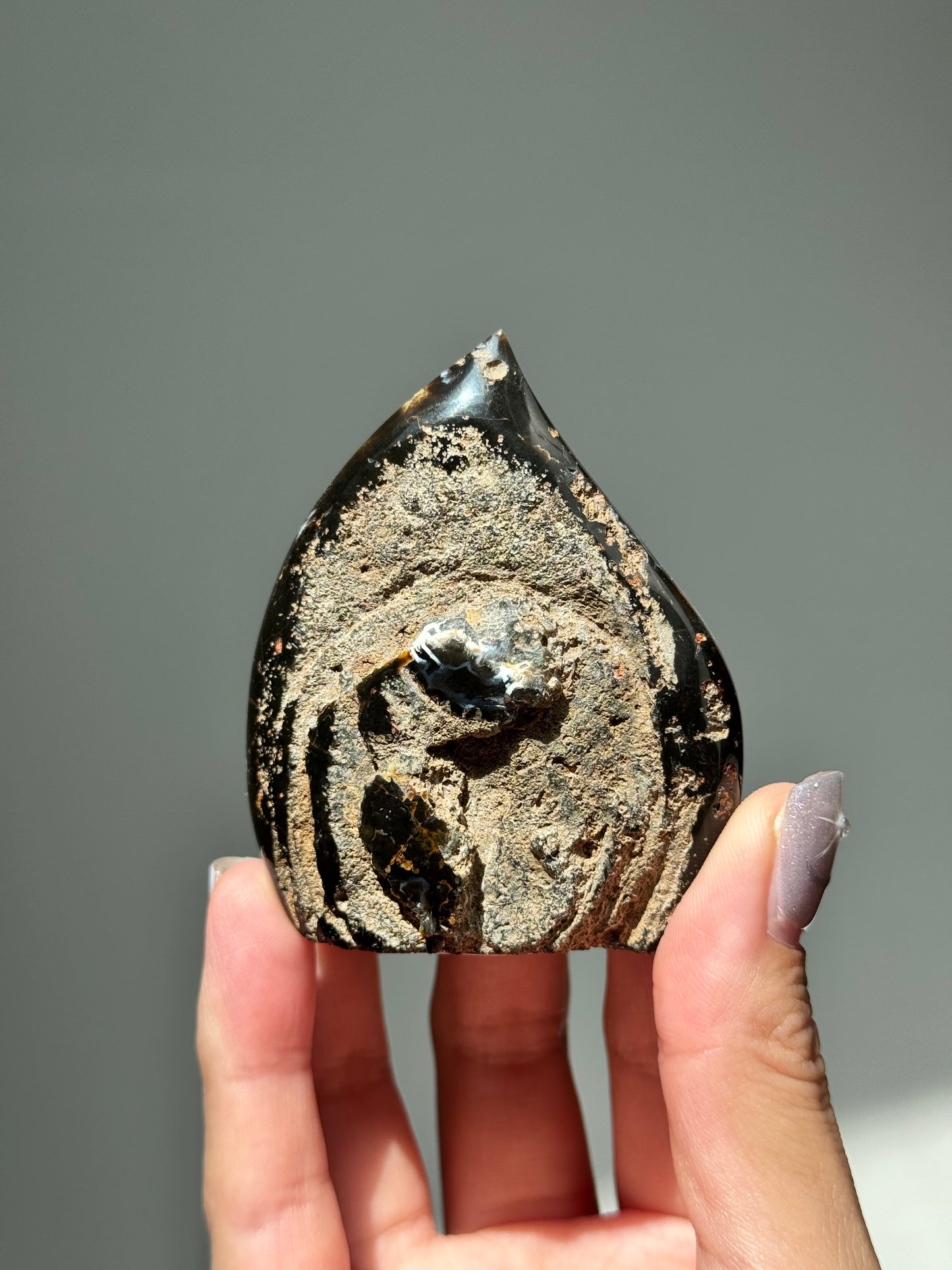 Dreamy Druzy Agate Flame