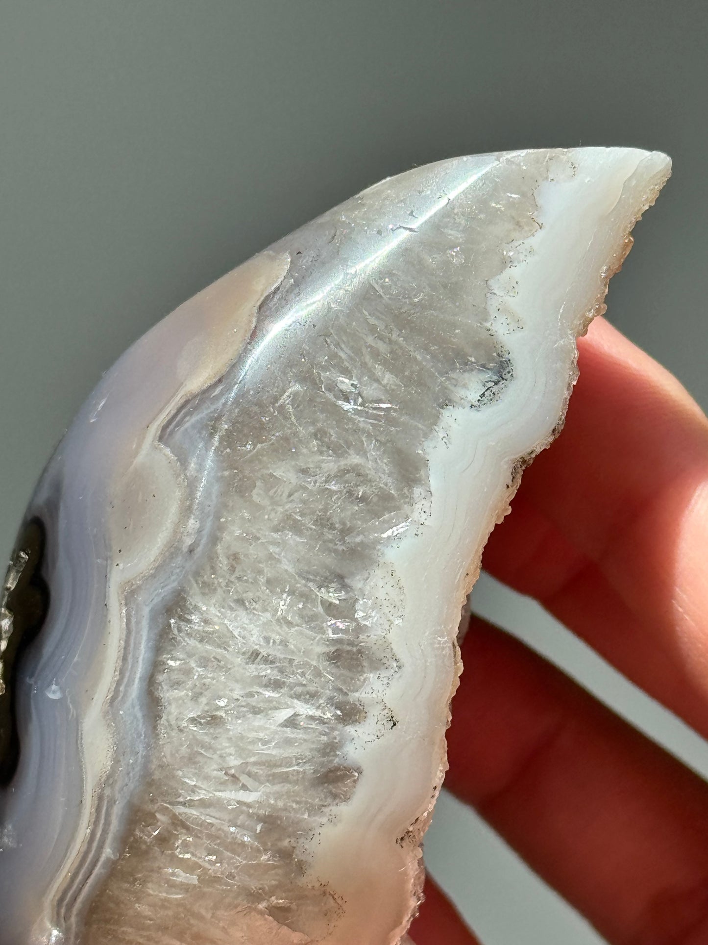 Dreamy Druzy Agate Flame