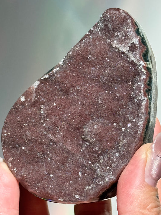 Rainbow Amethyst Cutbase Freeform