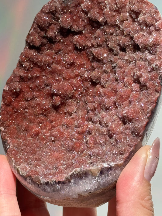 Rainbow Amethyst Cutbase Freeform