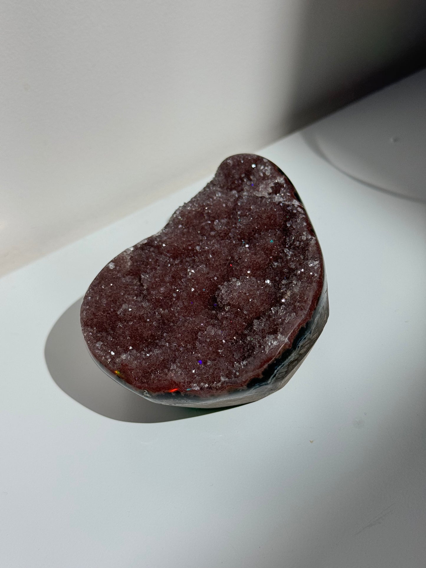 Rainbow Amethyst Cutbase Freeform
