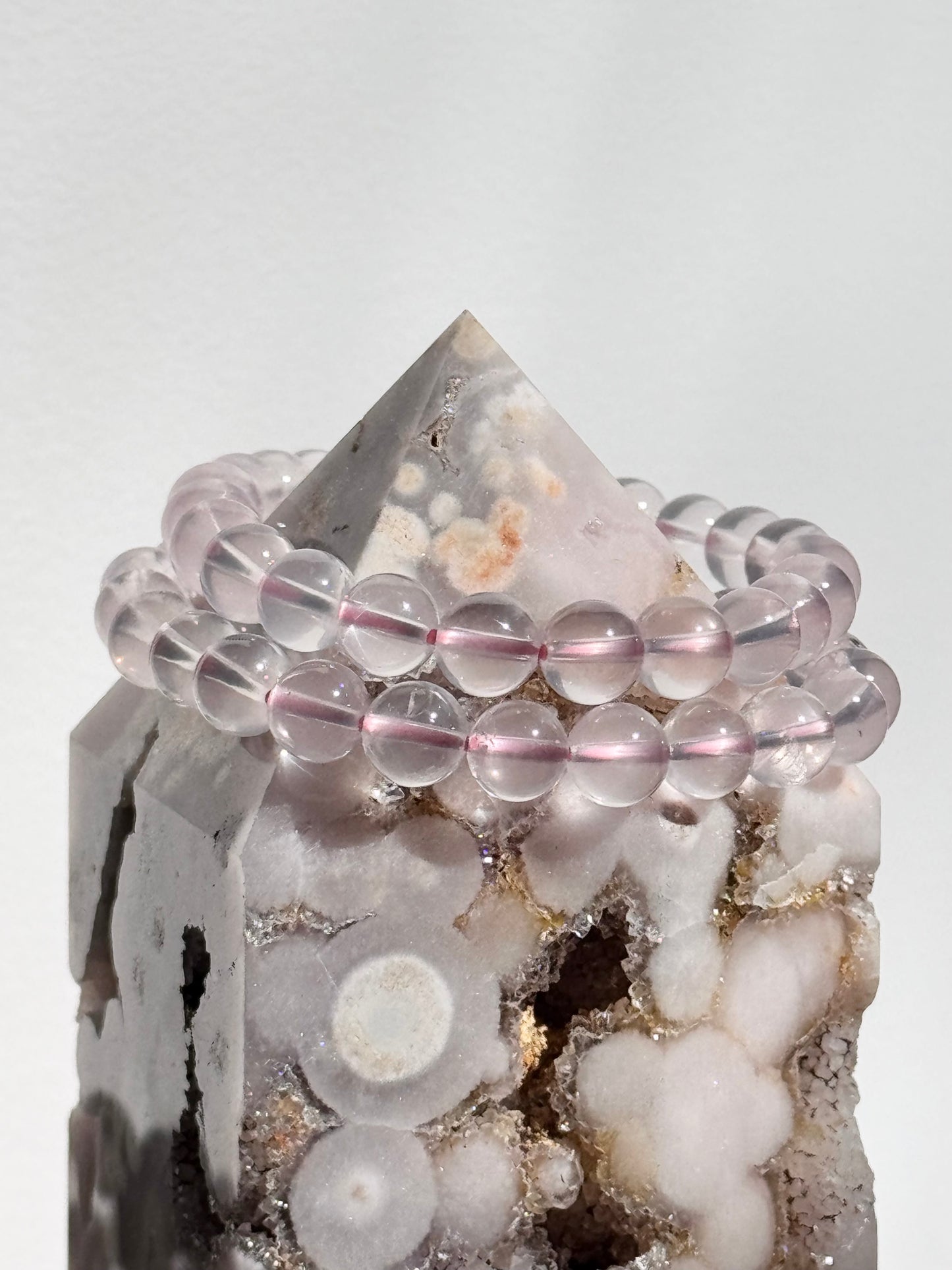 Gemmy Mozambique Rose Quartz Bracelets (8mm)