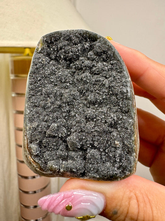 Black Galaxy Amethyst Mini Cutbase