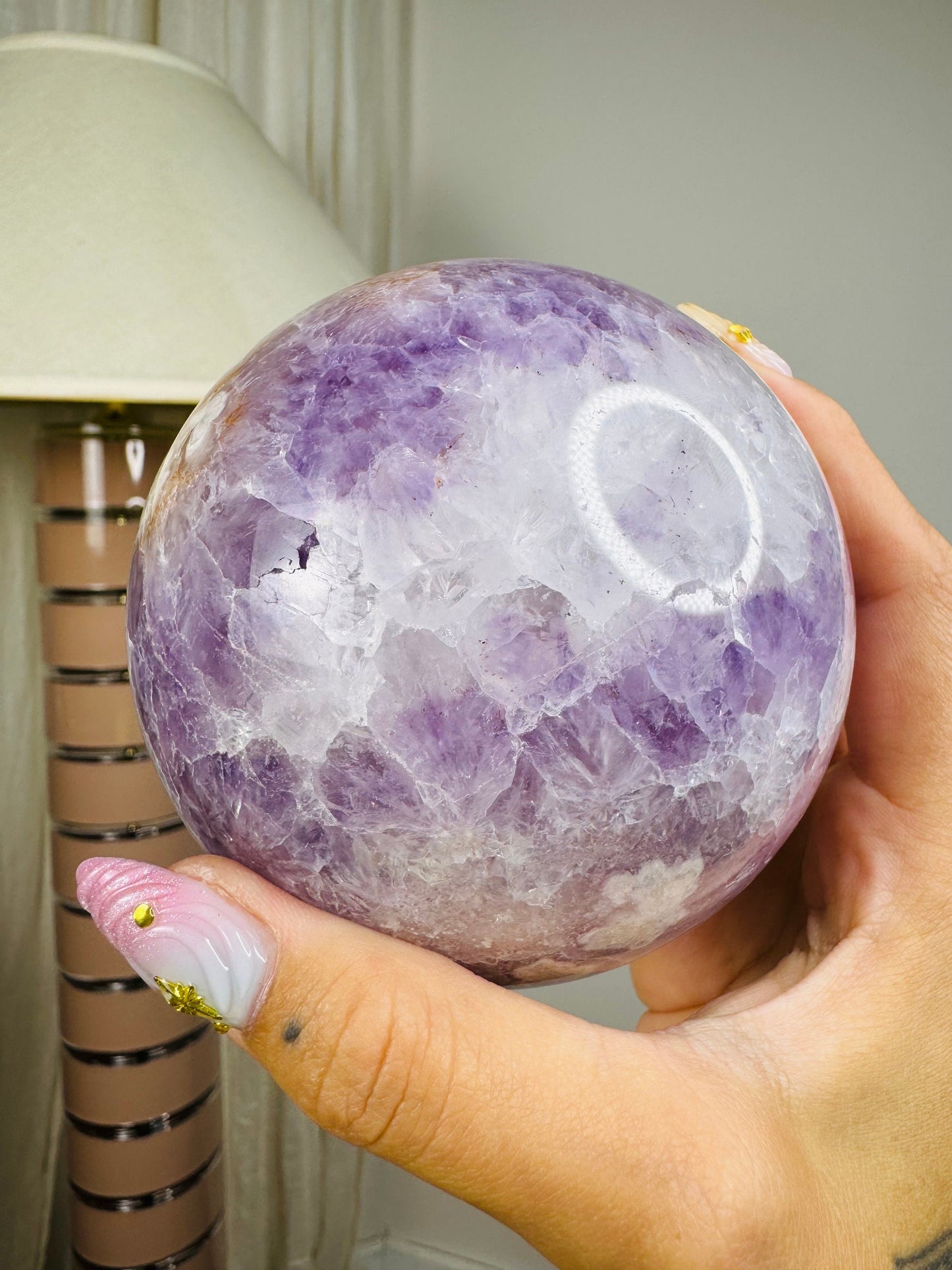 Pink Amethyst Sphere