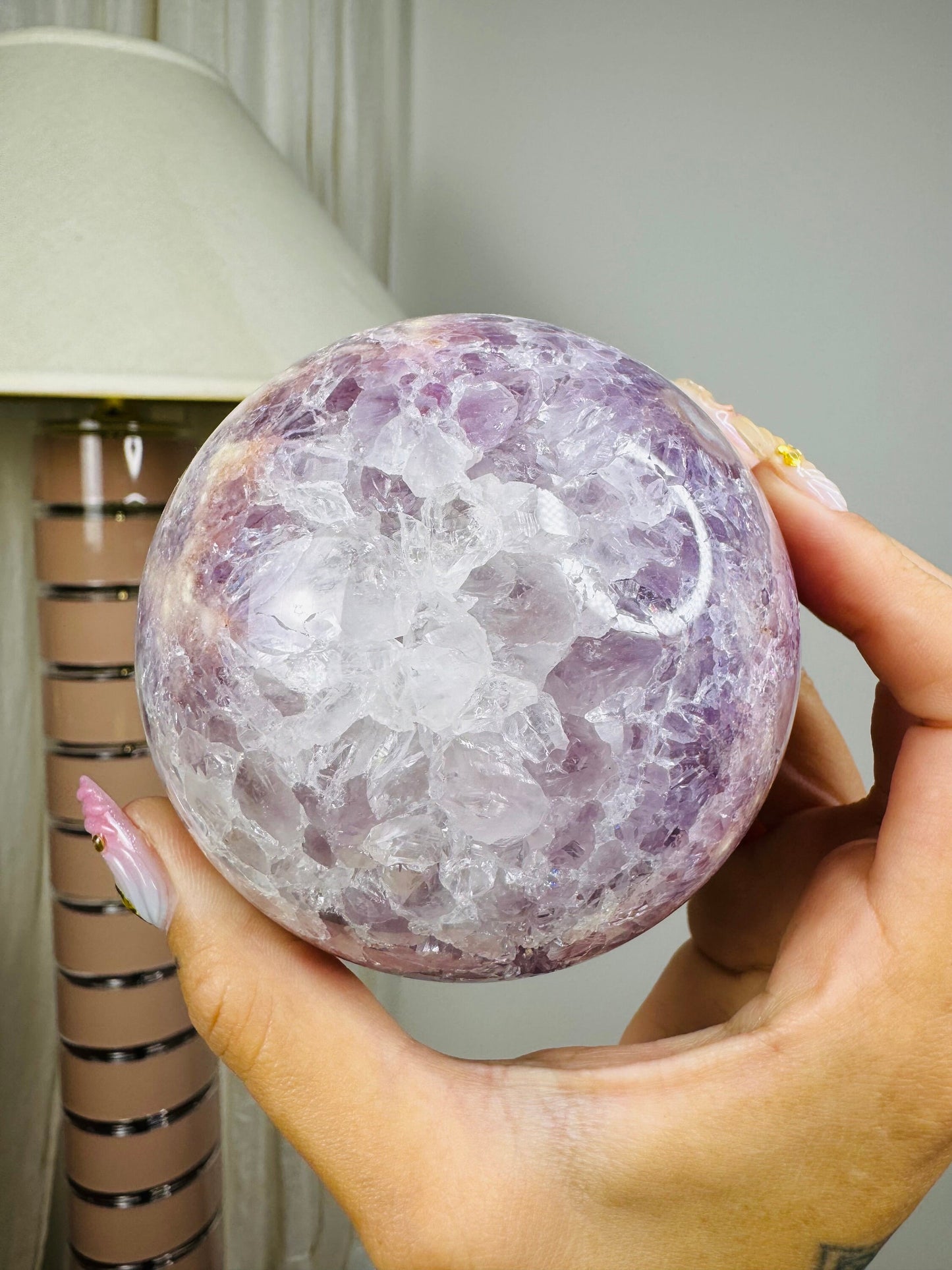 Pink Amethyst Sphere