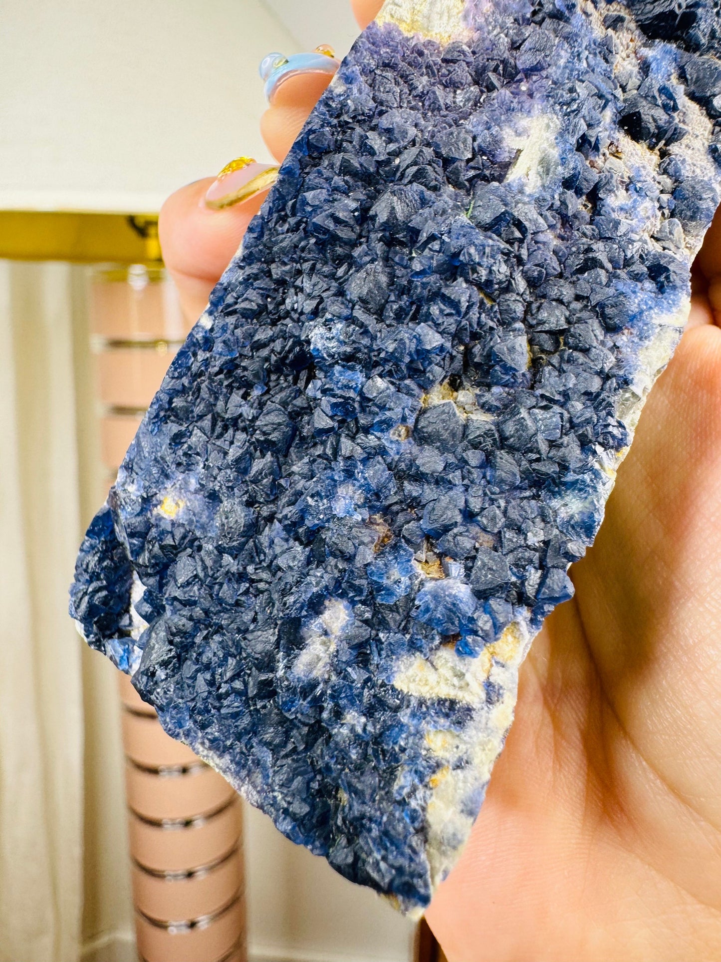 Blueberry Fluorite Tower