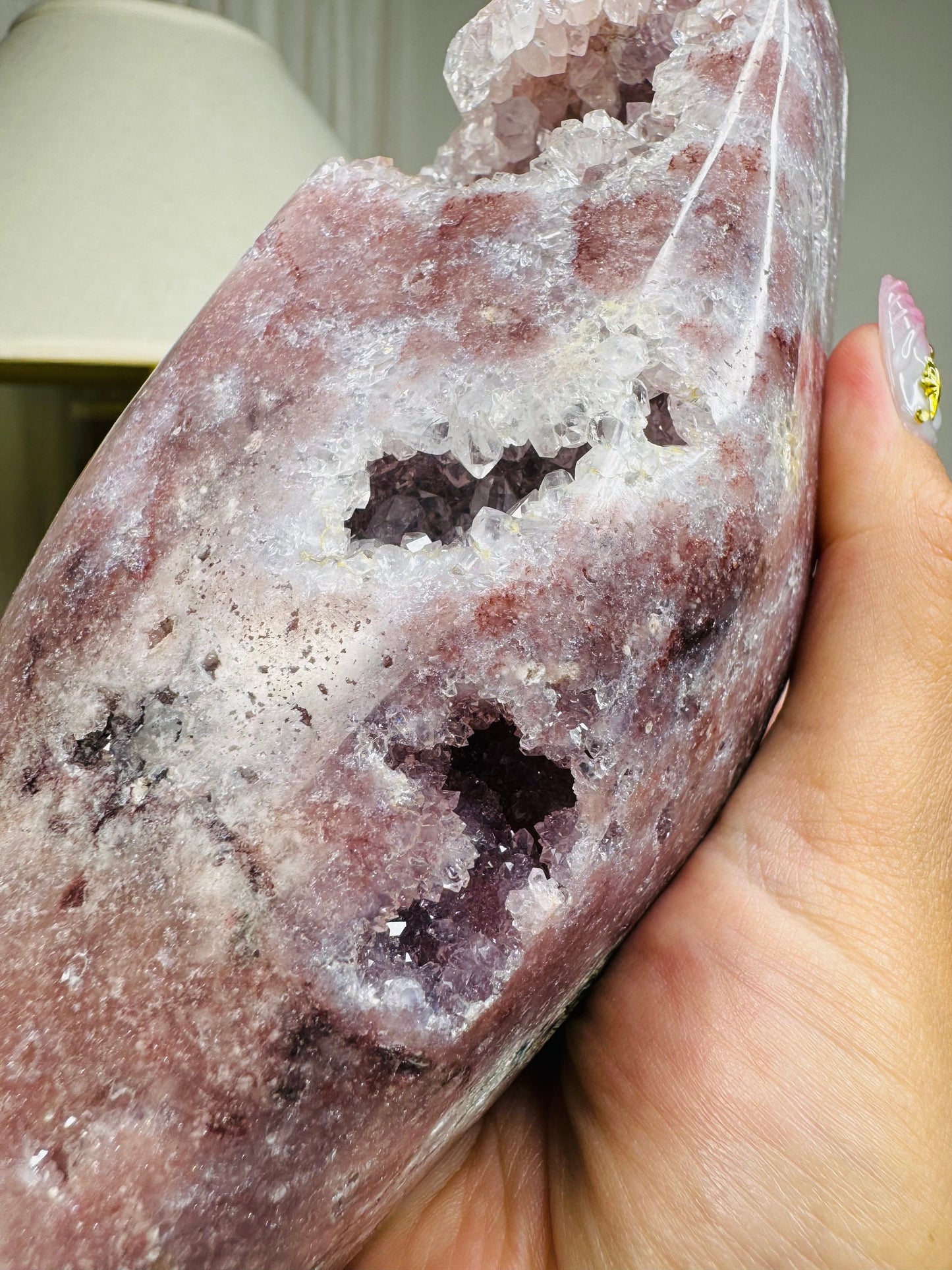 Berry Pink Amethyst Flame