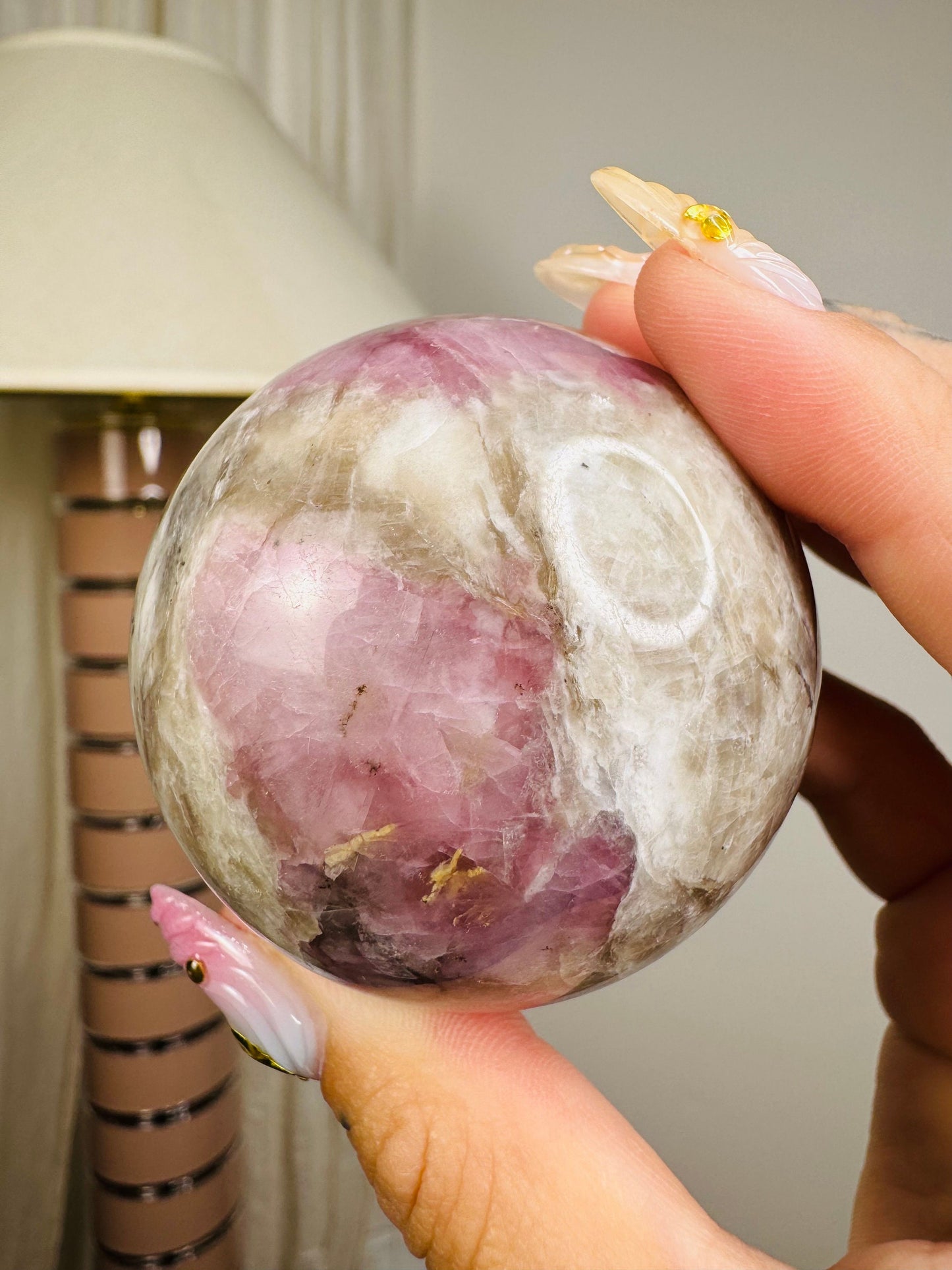 Plum Tourmaline Sphere