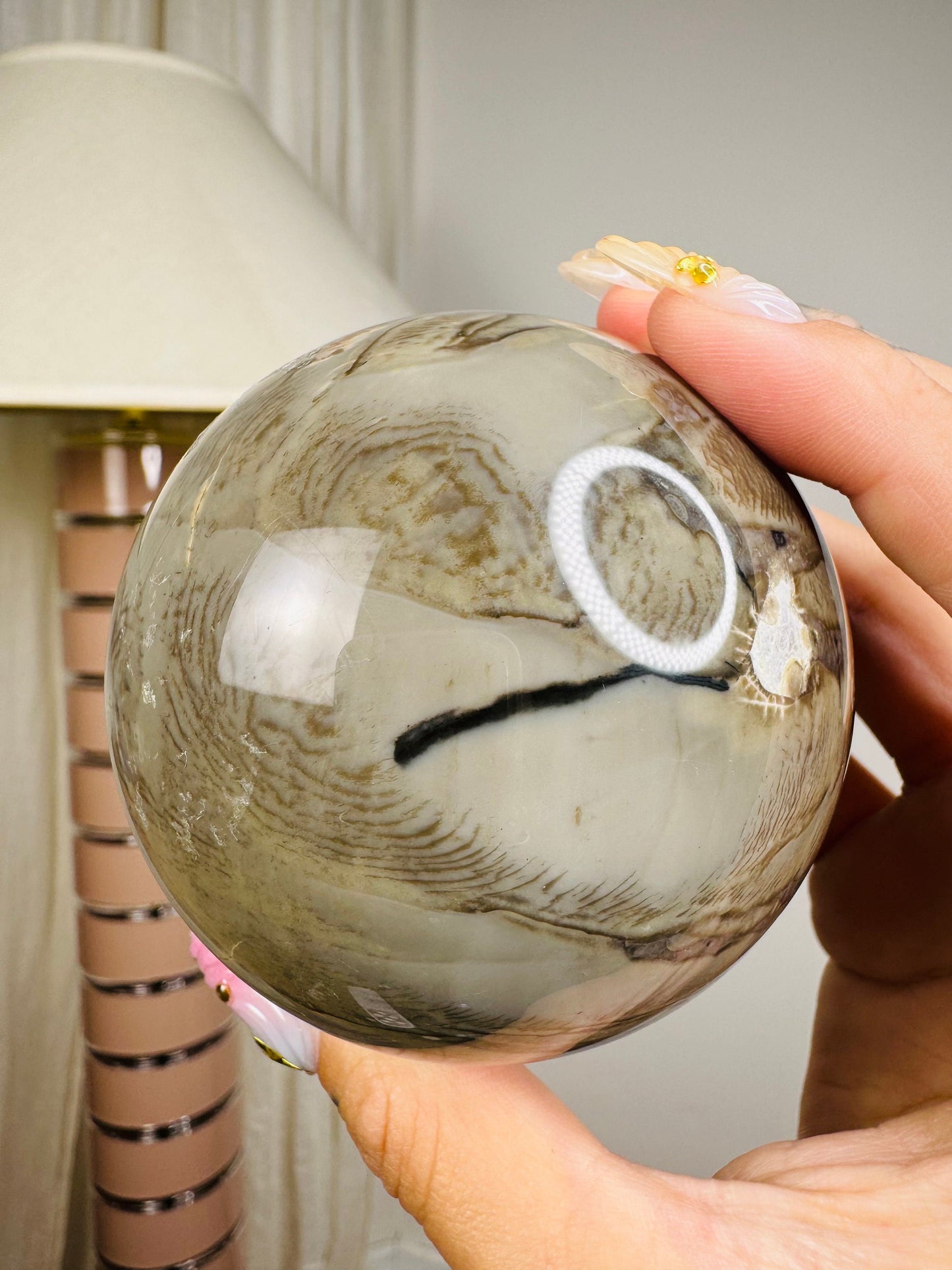 Volcano Agate Sphere