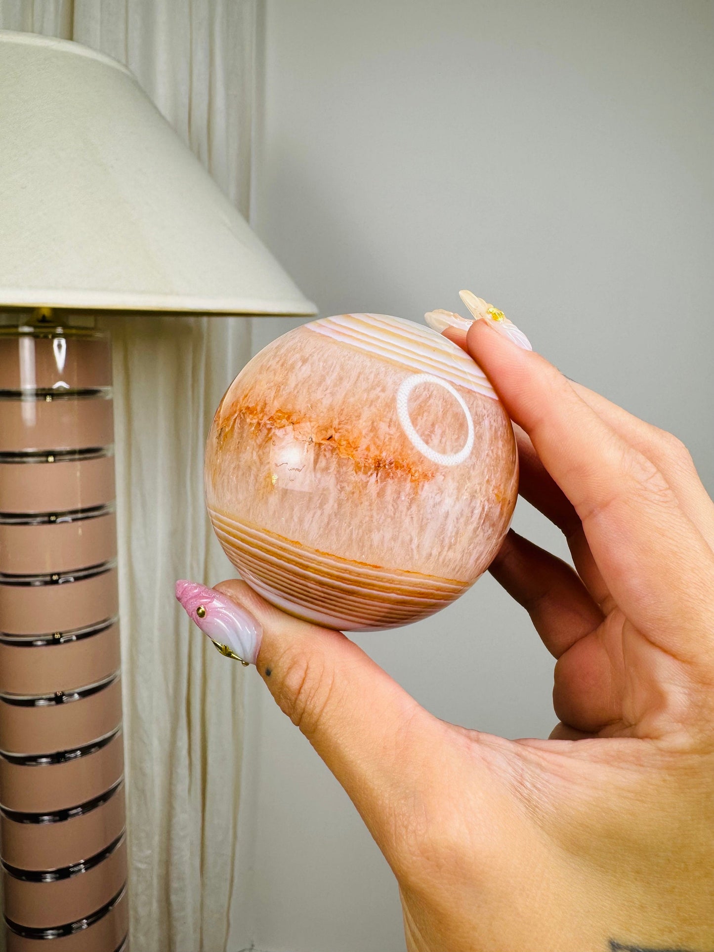 Carnelian Agate Sphere