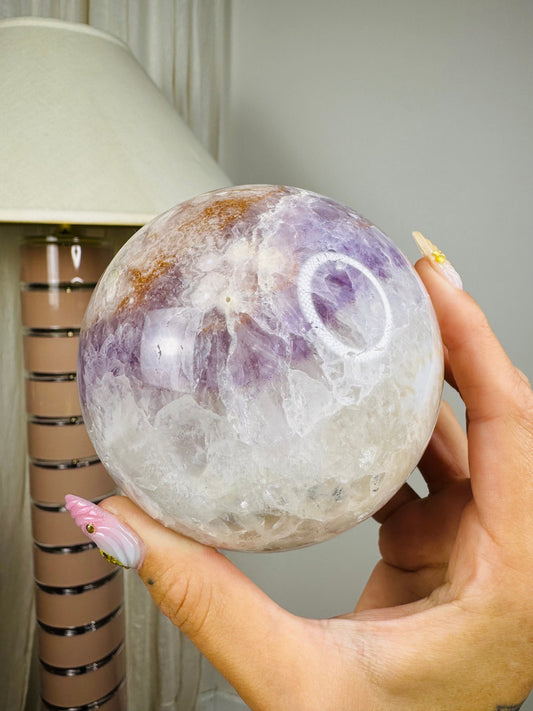 Pink Amethyst Sphere