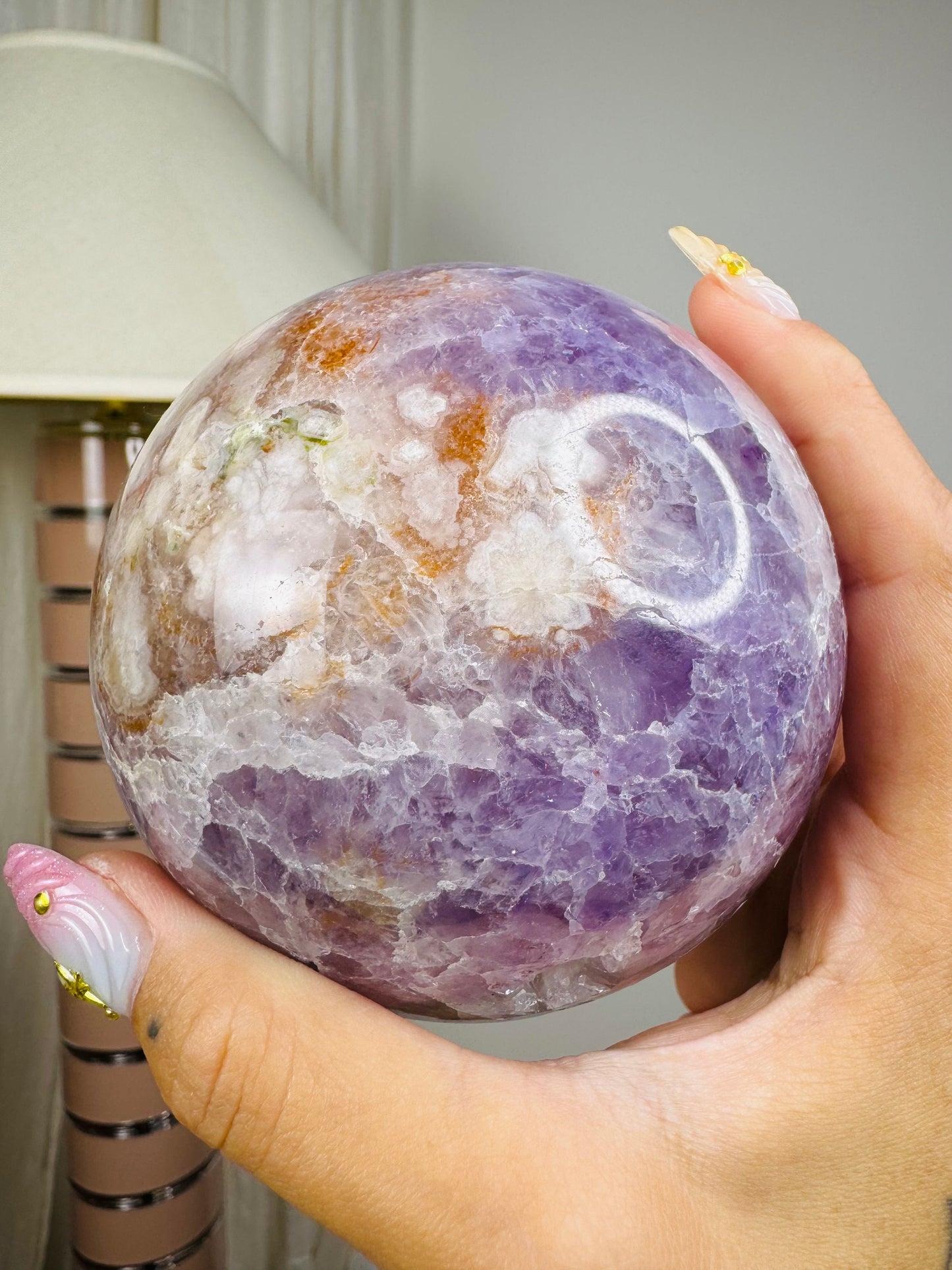 Pink Amethyst Sphere
