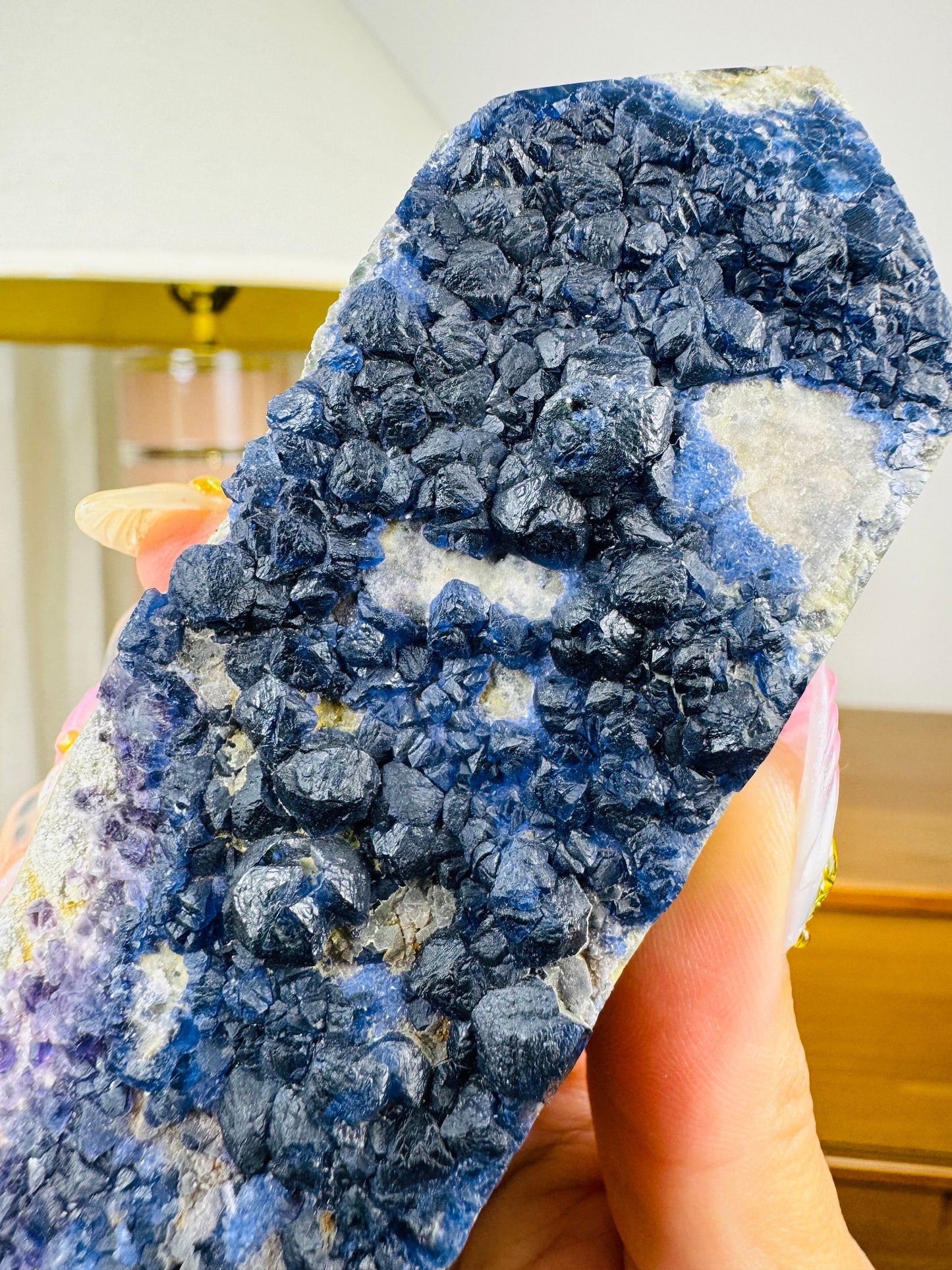 Blueberry Fluorite Tower