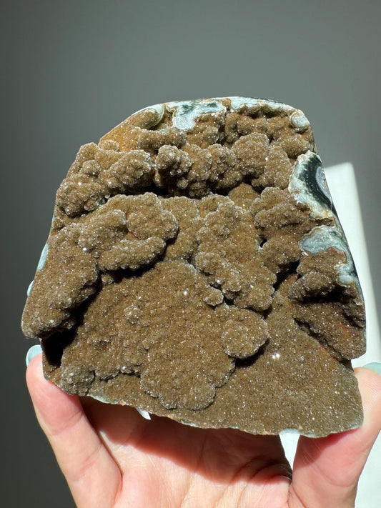 Chocolate Sugar Rainbow Amethyst Cutbase