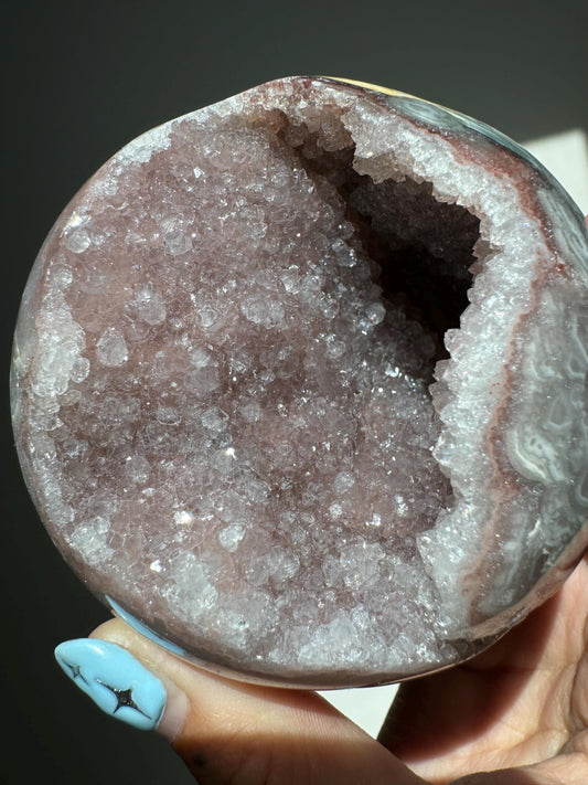 Druzy Agate Sphere