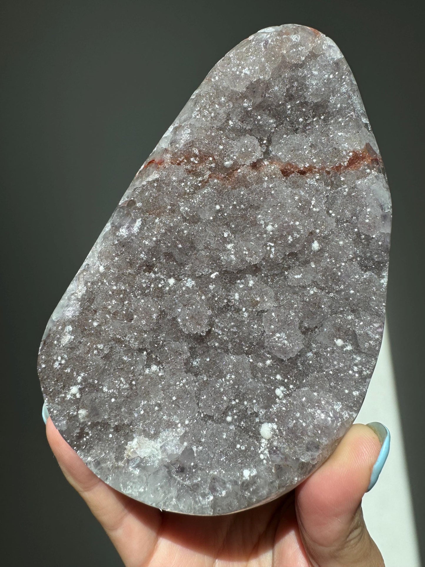 Druzy Lliac/Purple Rainbow Amethyst Crypt