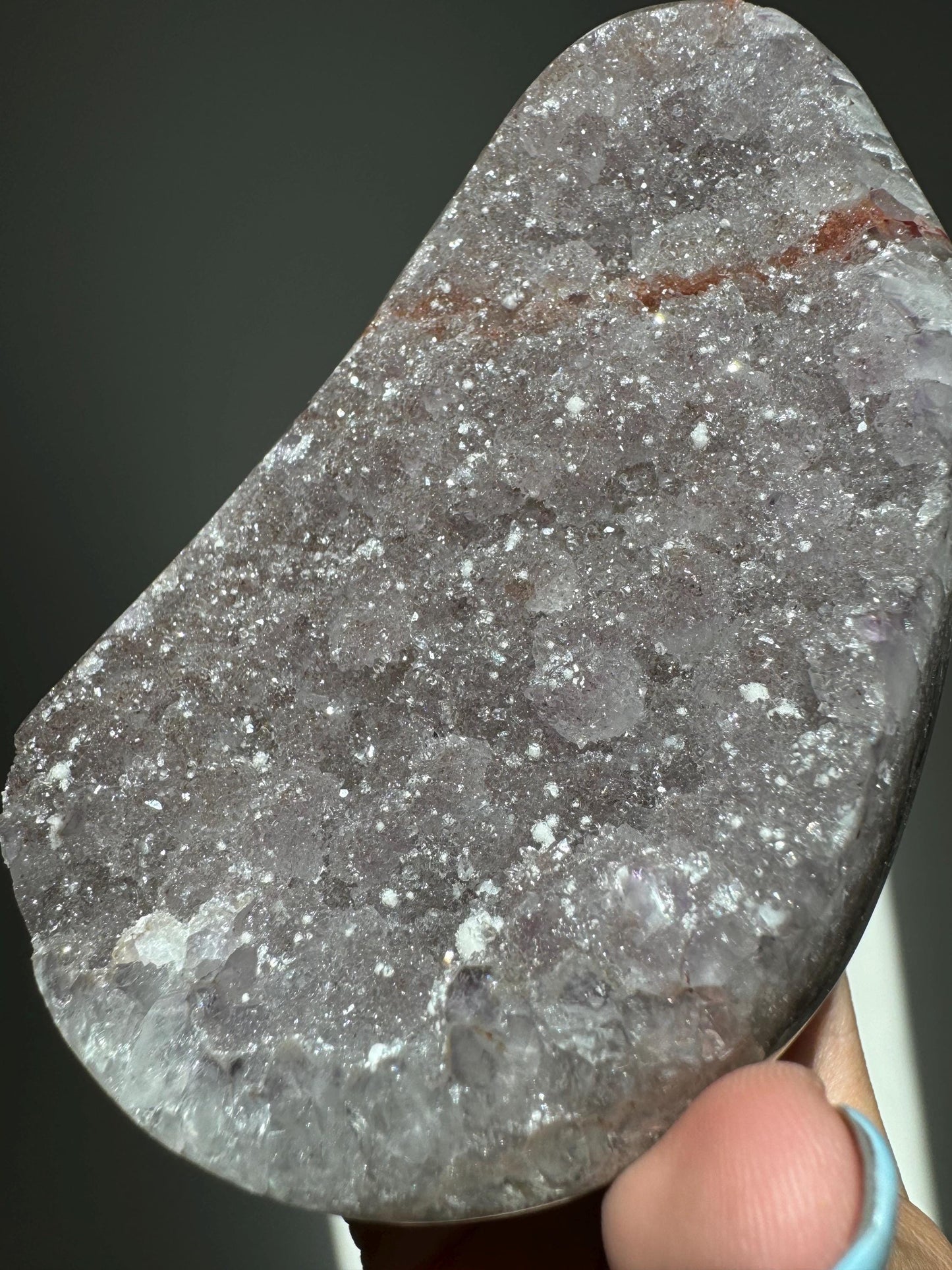 Druzy Lliac/Purple Rainbow Amethyst Crypt