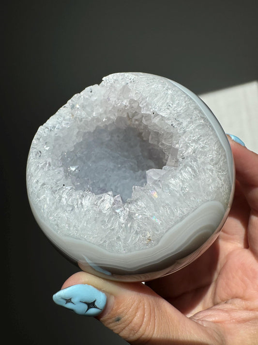 Druzy Agate Sphere