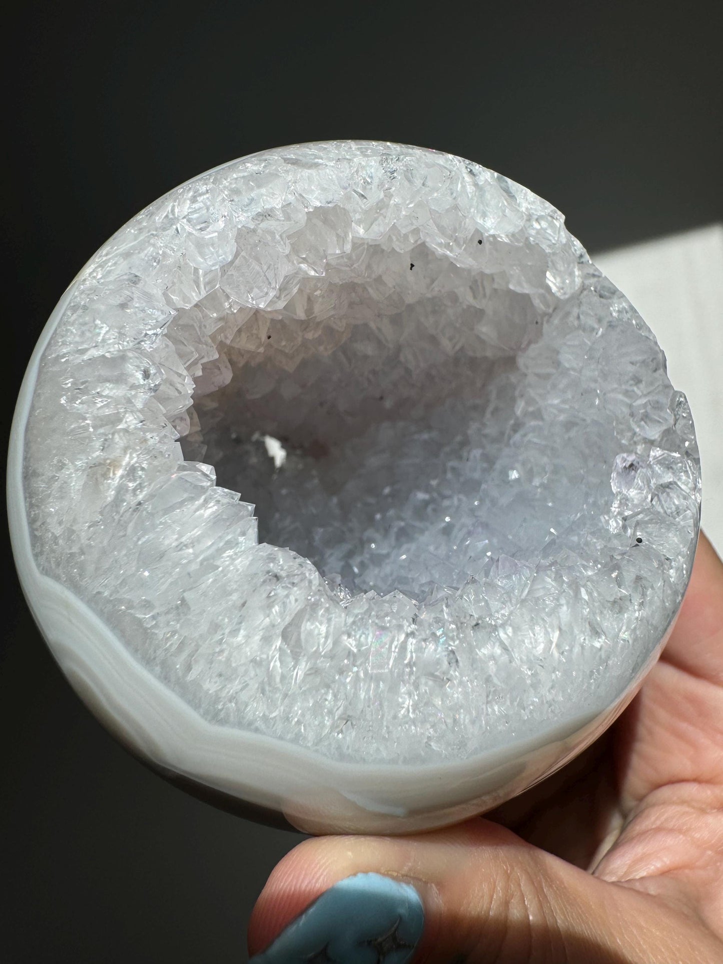 Druzy Agate Sphere