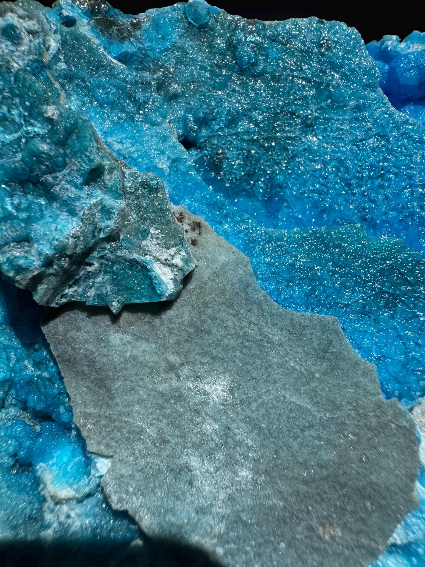 Gibbsite Specimen on Stand