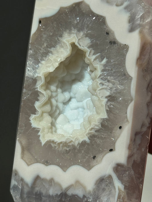 Druzy Agate Tower
