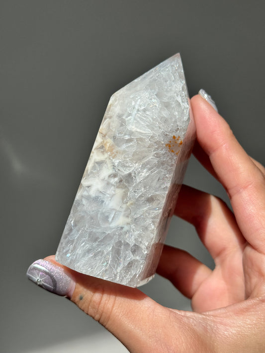 Druzy Agate Tower