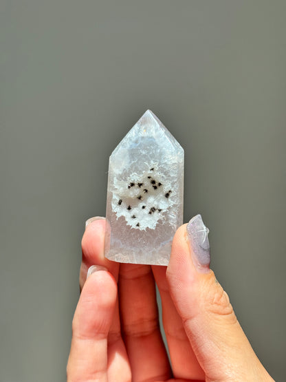 Mini Druzy Agate Tower