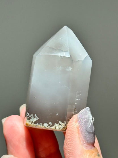 Mini Druzy Agate Tower