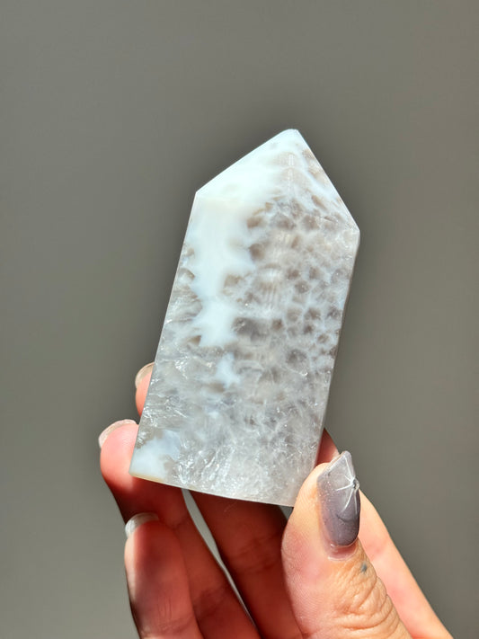 Druzy Agate Tower