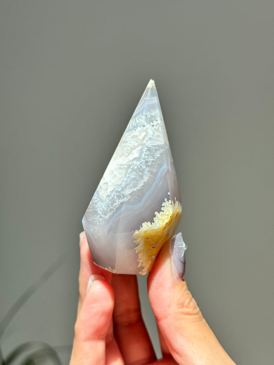 Druzy Agate Point