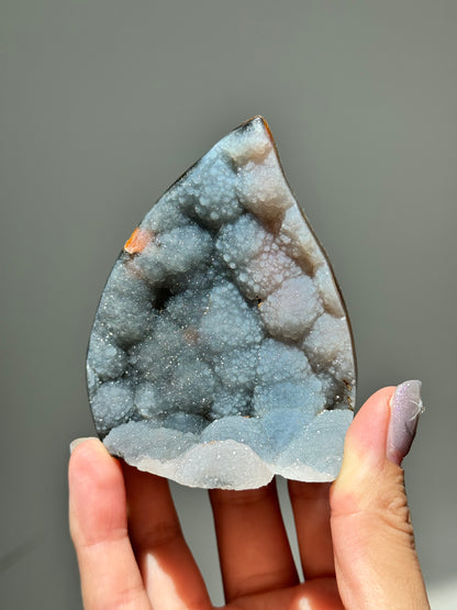 Dreamy Druzy Agate Flame