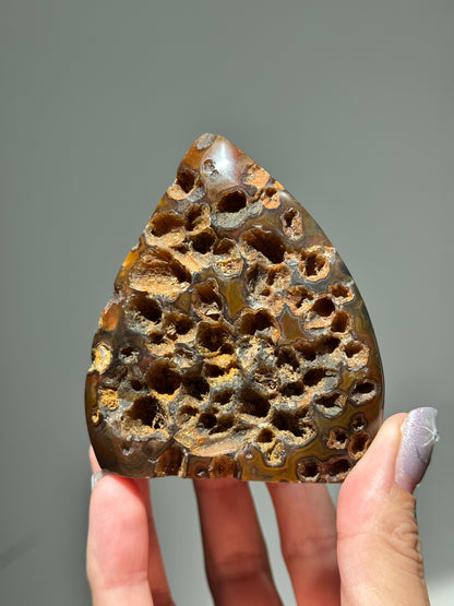 Dreamy Druzy Agate Flame