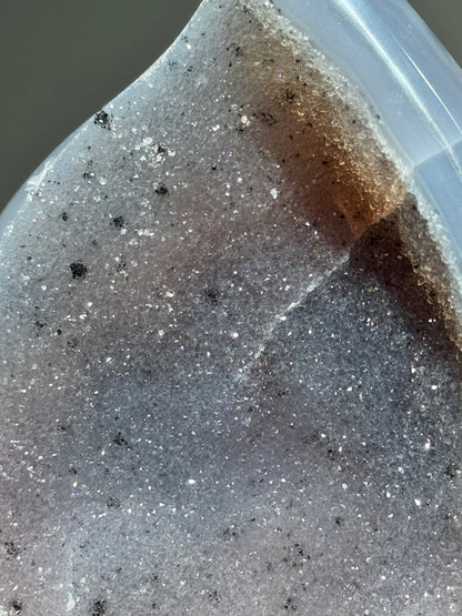 Dreamy Druzy Agate Flame