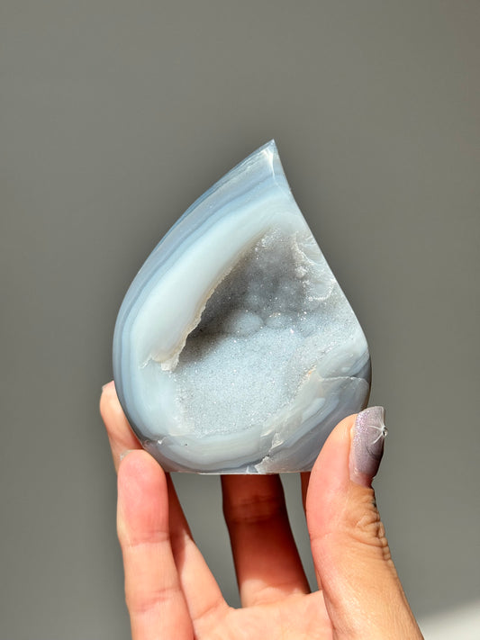 Dreamy Druzy Agate Flame