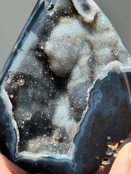 Dreamy Druzy Agate Flame