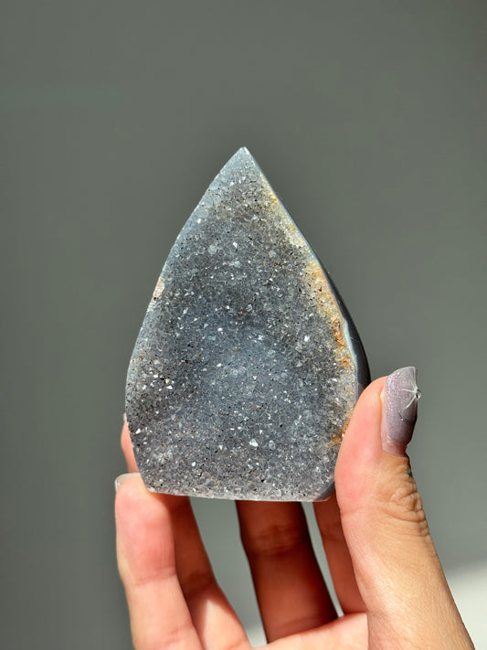Dreamy Druzy Agate Flame