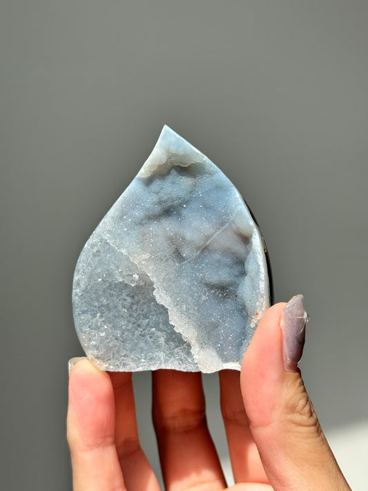 Dreamy Druzy Agate Flame